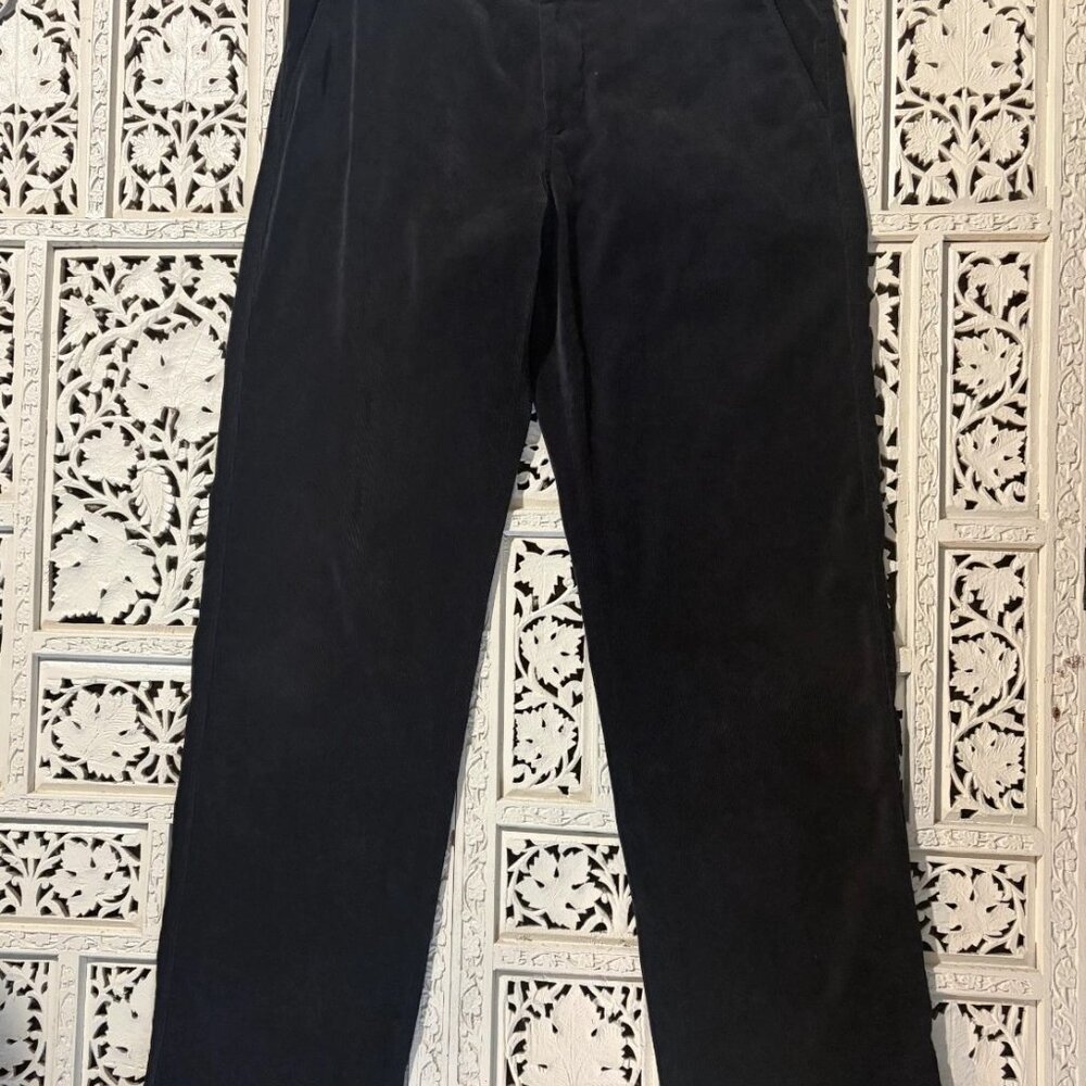 Giorgio Armani Corduroy Men's Pants 32x32 Black